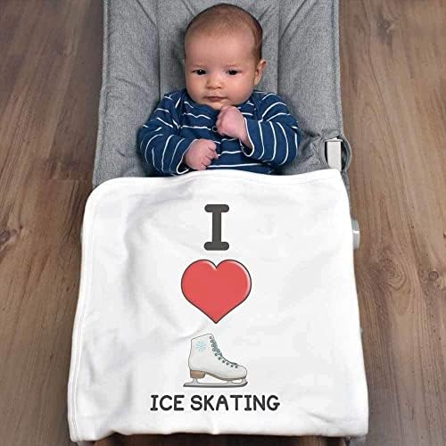 Азиеда „Сакам мраз лизгање“ памучно бебе ќебе / шал