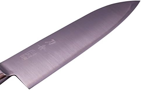 Тошу 180 мм нож за сите намени, рачно заострен јапонски кујнски нож произведен со употреба на јапонски техники за правење меч - шема