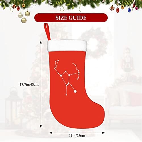 Contвездиште на Вејмај Орион Starвезда Божиќно порибување 18 инчи Божиќ што виси чорап класичен празник за декорација на декорации