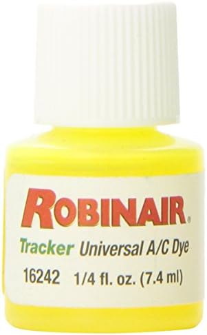 Универзална флуоресцентна боја на Robinair Tracker - Дванаесет 1/4 мл. Шишиња, 12 апликации