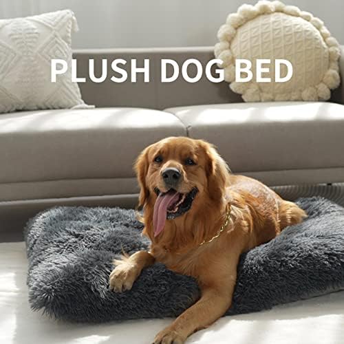 Велиело xl куче кревет меки кревети за кучиња за дополнителни големи кучиња против кучиња гајба за кучиња, подлога за миленичиња, кревет за спиење