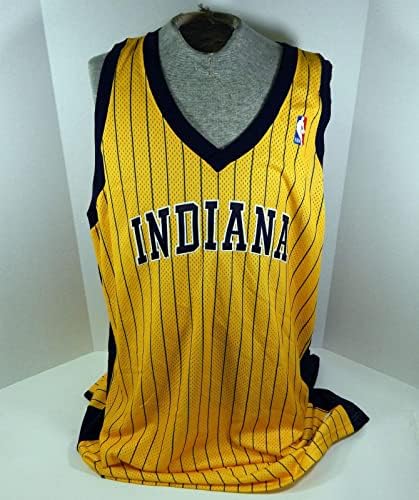 1999-00 Индијана Пејсерс празна игра издаде златен дрес 56 DP31866 - НБА игра користена