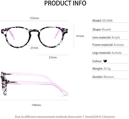 Occi Chiari лесен дизајнер ацетат рамка Стилски очила за читање за жени