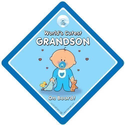 Бебе iwantthatsign.com најсечен внук во светот на бродот, знак за автомобил, бебе на бродот, знак за новини