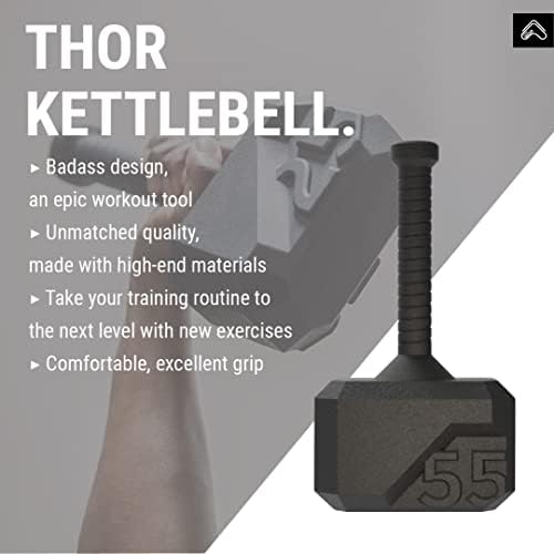 Hammer Kettlebell Series 45 од Tribe WOD, тренингот Kettlebell тежини за кревање крстосница 45lb kettle bells пакет со Hammer