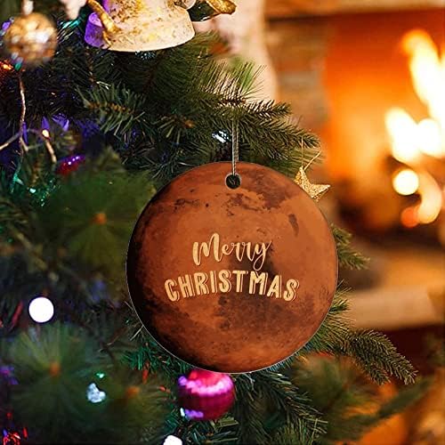 Божиќни украси за орнаменти Универзум и планети керамички украси подароци украси Астрономија обожаватели новогодишно дрво виси украси сувенири