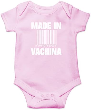 АВ Модата Направена Во Вачина Симпатична Новина Смешно Новороденче Едноделно Бебешко Боди