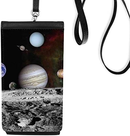 Многу Планети Темниот Универзум Телефон Паричник Чанта Виси Мобилни Торбичка Црн Џеб