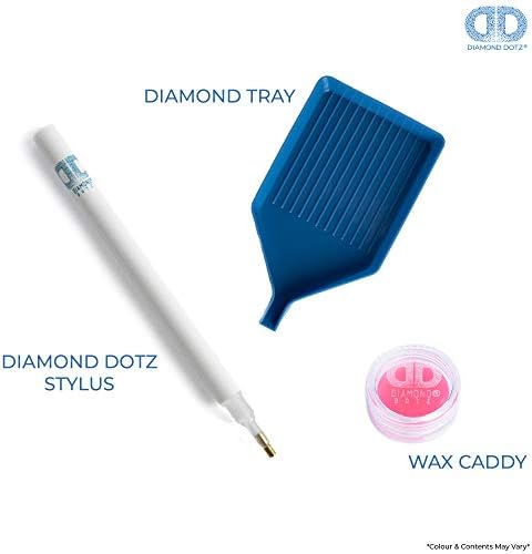 NeedLeart World Dotz Diamond Enbridery Face Face Art Kit, повеќебојни