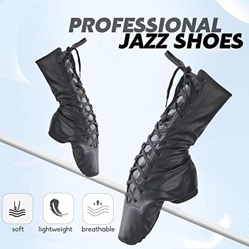 Vcixxvce жени со високи џез-танцувачки чевли за џез, кои ги поучуваат џез-учењето на модерен танц, манекенка-џез чизма