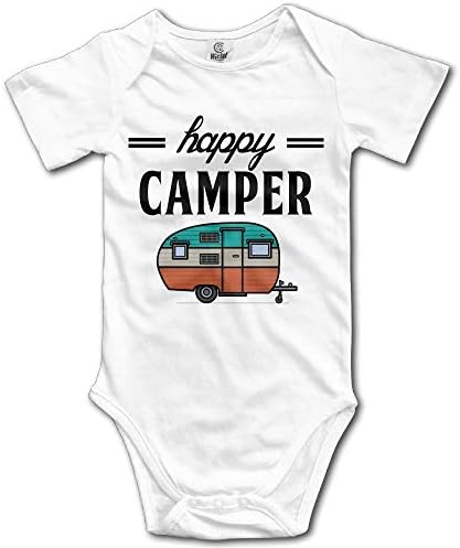 Оасвер среќно кампување кампување на отворено бебешки девојчиња/момчиња бело