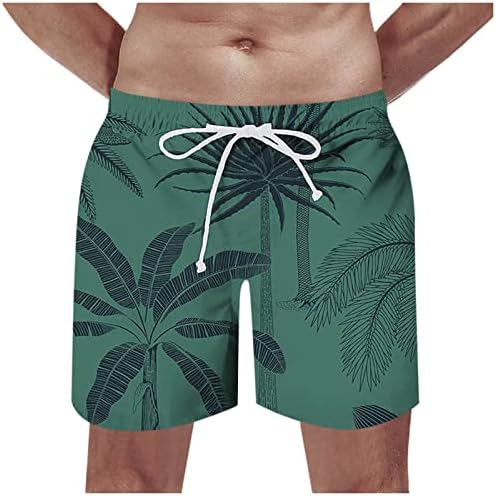 Венкомг1 машки пливање стебла, тропски табла во хавајски стил шорцеви шорцеви за капење за капење костум за капење за капење