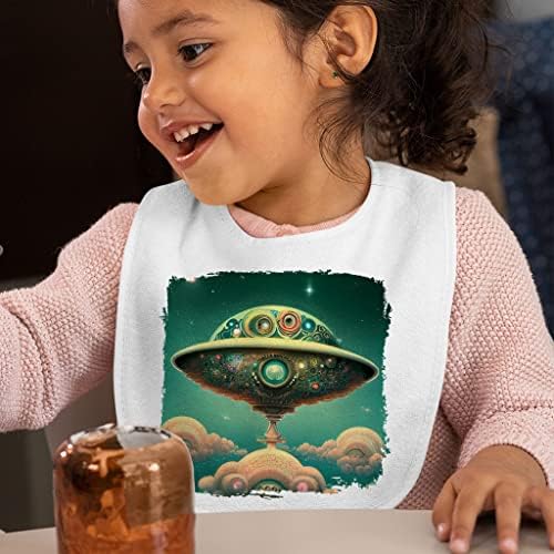 Вонземски Вселенски Брод Бебешки Лигавчиња - Нло Бебешки Лигавчиња За Хранење - Каваи Лигавчиња За Јадење