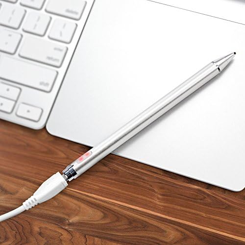 Пенкало за пенкало во Boxwave Compatible со таблета за цртање XP -Pen MD160U - Активни активни стилови, електронски стилус со ултра фино врв за таблета за цртање XP -Pen MD160U - Метална с