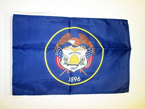 ЗНАМЕ НА АЗ Јута Знаме 18 х 12 Жици - Американска Држава Јута Мали Знамиња 30 х 45см-Банер 18х12 во