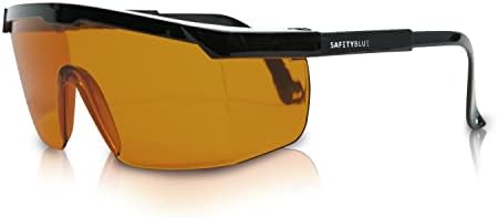 SafetyBlue® Подобрување На Спиењето Килибарни Очила-Анти-Сини &засилувач; Зелени Блокирање Очила - Ноќно Носење На Очите-Подобар