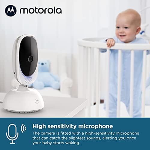 Моторола Бебе Монитор-ВМ75 Видео Бебе Монитор Со Камера, 1000ft Опсег 2.4 GHz Безжичен 5 Екран, Двонасочен Аудио, Далечински