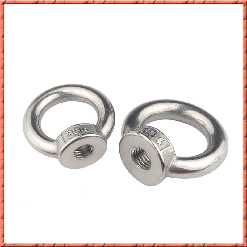 1-10pcs/лот M3 ~ M20 прстен од не'рѓосувачки челик завртка за завртки за нокти со прстен прстен прстен завртка завртка за завртки за завртки