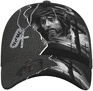 Американско знаме бејзбол капа, сопствено име/текст тато капа 3D печатење прилагодливи христијански капи за жени жени