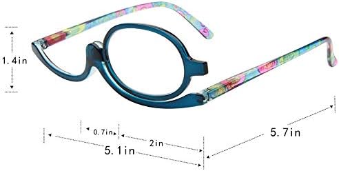 Универзални презбиопични очила на U Scinan Flip-up леќи сочинуваат очила за преклопување на очила за читање+1,0 ~+4.0