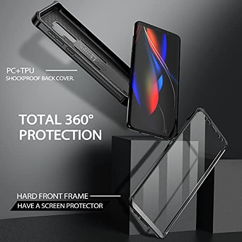 Декснор За Samsung Galaxy S9+ Плус Случај, [Вграден Заштитник На Екранот И Kickstand] Тешка Заштита Од Воено Одделение Заштитен Капак