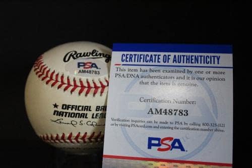 Енос Колење Потпишан Бејзбол Автограм Авто ПСА/ДНК АМ48783-Автограм Бејзбол