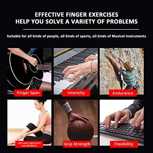Ајми 2 парчиња вежба за прсти за прсти за ракави ленти за отпорност на носивост Обратна сила за тренер Опрема за тренер за обука за