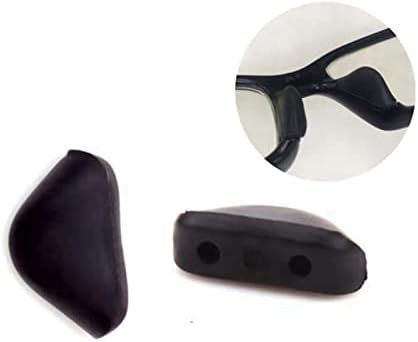 Додатоци за очила ljwxx 2pair два дупки за замена на силиконски приклучок во нос влошки за очила за очила за очила за сонце