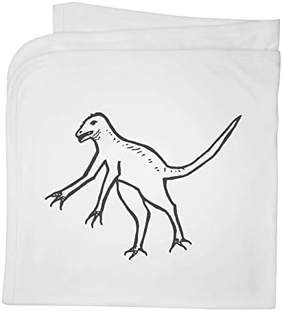Azeeda 'Dinosaur' памучно бебе ќебе/шал