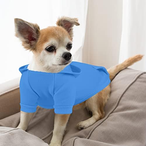 Pedgot 3 пакет кучиња џемпери кучиња со капа и џеб домашно милениче облека топло палто џемпер зимски есенски спортски дуксери