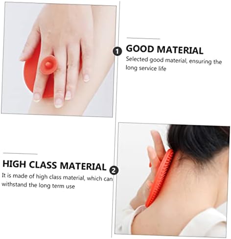 Glstoy 1pc Силиконски меридијански четка силиконски чистач за коса силиконски чистачи алатки за нега на кожа
