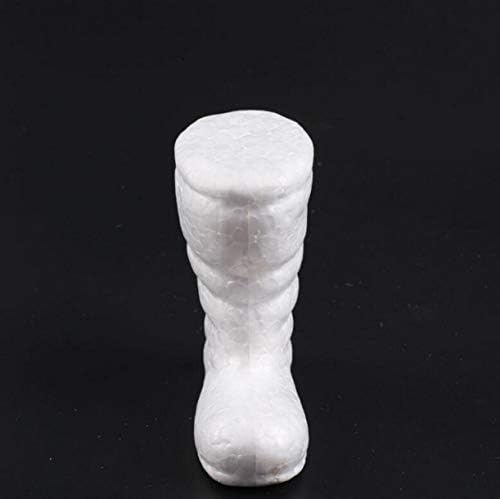 Ongонгџијуан 10 парчиња моделирање полистирен стиропор за Божиќни чизми облик бел занает за DIY Божиќ