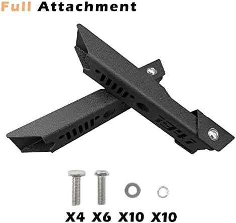 Xookun Tailgate Hinge Brace 2pcs челик тешка засилување на вклопување за 07-18 Wrangler JK