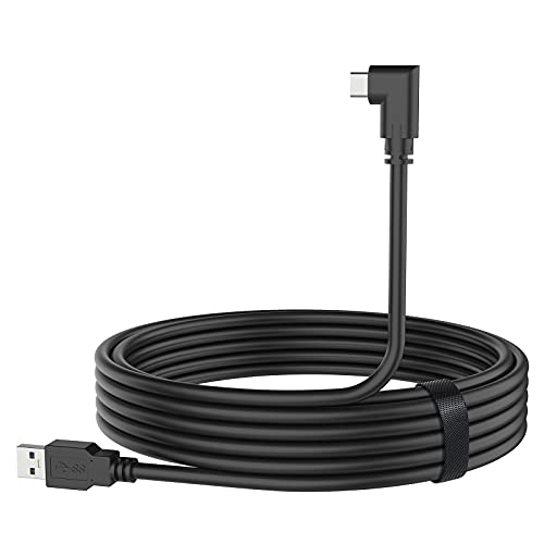 USB C кабел 10ft, Wufayhd Oculus Quest Link Cable, пренесување на податоци со голема брзина и кабел за брзо полнење компатибилен за Oculus