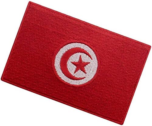 Ембао Тунис Флеј Патче извезено Национален морал Апликација железо на шиење на тунискиот амблем