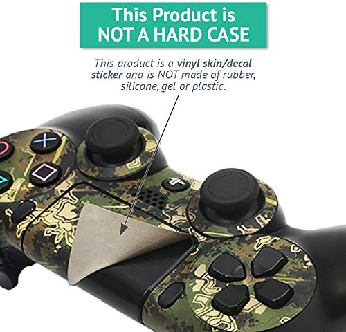 Moidyskins кожата компатибилна со Sony PlayStation 4 PS4 налепници за завиткување на конзола Кожа Златниот змеј