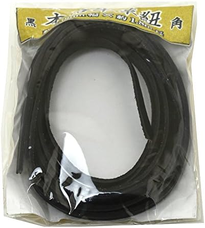 Коноја Shoji Rap00552004 Кожен кабел, 2004 година, кожа од кукавици, квадрат, 0,2 инчи x 5,9 стапки, црно