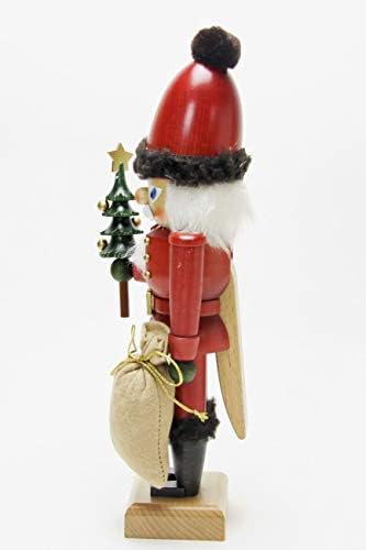 Германски Божиќни оревици Санта Клаус - 30,0 см / 12 инчи - автентични германски оревици на Ержгирж - Кристијан Улбрихт