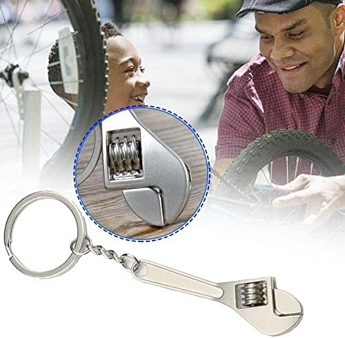 Мини клучеви за клучеви преносен автомобил метал прилагодлив универзален клуч за велосипед N1O3 алатки Специјални мажи кои поправаат