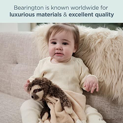 Bearington Бебе Speedy Snuggler, Мрзливи Кадифен Полнети Животните Безбедност Ќебе, Lovey 15