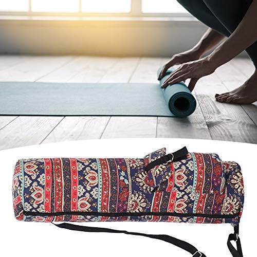 ДЕМЕРАС ЈОГА торба, цврсто платно прилагодлива издржлива торба за јога мат за други неопходни за мобилен телефон за теретана