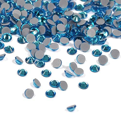 SS12 1440PCS Aquamarine Hotfix Rhinestones Flatback Glass Crystal Strass Iron на камен за облека за облека за облекување облека