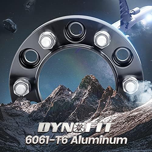 Dynofit 6x5,5 до 6x139.7 mm фалсификувани адаптери за растојанија од 2 инчи за 1999-2021 Silverado 1500 Sierra 1500 Yukon 2019-2021 RAM 1500