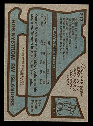 1979 Топпс 217 Боб Нистром Newујорк Островци екс/МТ островјани