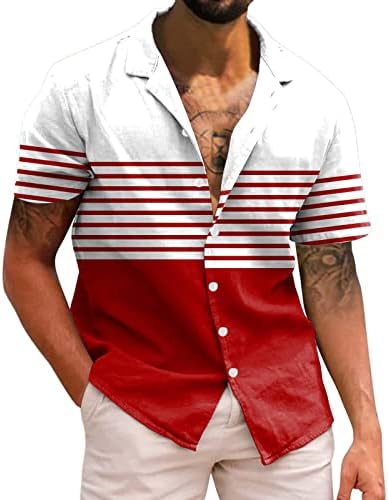 2023 нови мажи случајни кратки ракави пролетни летни летни вратови 3Д печатени кошули модни врвни кошули за блузи мажи