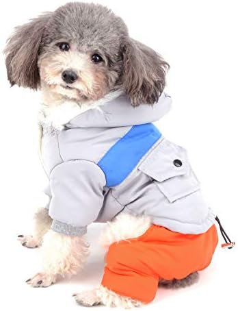 Ранфи водоотпорно кучиња Снуссуит ​​Целокупно руно наредено џемпери кутре зимско капчено палто топло кучиња облека чивахуа облека ветровидофната