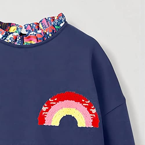 Зимски Фустан За Мали Девојчиња Секојдневна Памучна Игротека Со Долги Ракави Топли Божиќни Апликации Облека За Туника Од Дрес