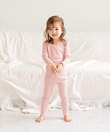 Аваума бебе момчиња девојчиња пижама поставени 6 милиони деца симпатично дете зашеклон дизајн на моделот PJS памук за спиење
