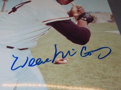 Вили МекКовеј потпиша Сан Франциско гиганти 8x10 Фото автограмирана PSA/DNA COA 1A - Автограмирани фотографии од MLB