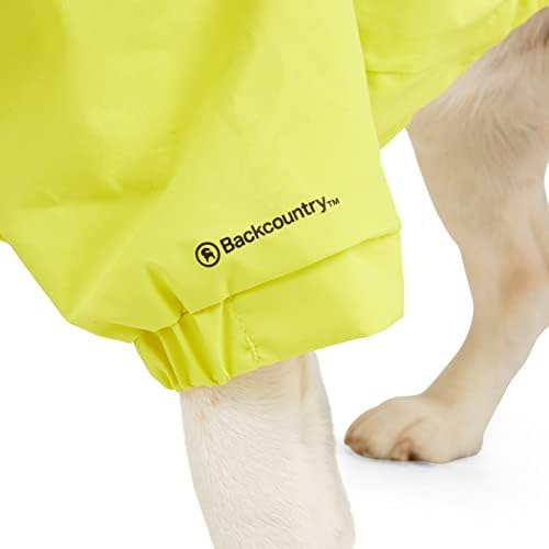 Backcountry x petco жолт јакна од кучиња од дожд, среден